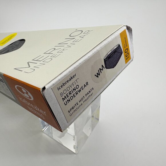 ICEBREAKER Bodyfit MERINO Underwear Sprite Hot Pants Gritstone Heather - Picture 8 of 10